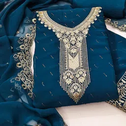 Maroosh Embroidered Silk Georgette Unstitched Dress Material-picture-40