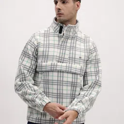The Roadster Life Co. Self Checked Mock Collar Tailored Jacket image 5