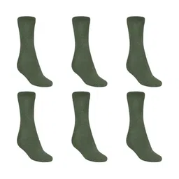 MUKHAKSH Girls Pack Of 6 Cotton Calf-Length Socks-picture-33