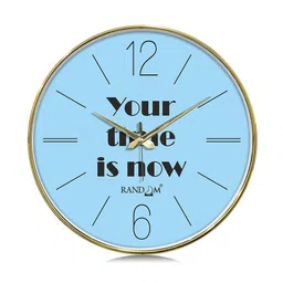 RANDOM Multicoloured & Blue Printed Contemporary Wall Clock-picture-21