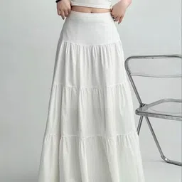 LULU & SKY Maxi Tiered Skirt image 4