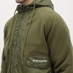 The Roadster Life Co. Fleece Padded Hooded Jacket image 5