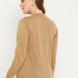 Zigo Women Woollen Crop Cardigan image 2