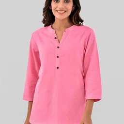 QUACLO Women Cotton Short Top-image-11