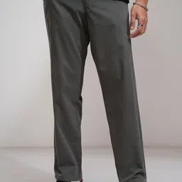 HIGHLANDER Men Straight Fit Trousers-image-93