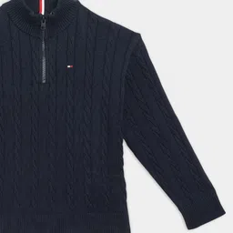 Tommy Hilfiger Boys Cable Knit Pullover image 4