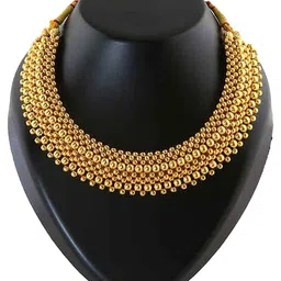 Lila Gold-Plated Choker Jewellery Set image 3
