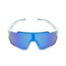 Opticsfit Unisex Oversized Sunglasses with Polarised and UV Protected Lens 3103-Whiteblue image 2