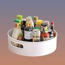 zavyex Plastic complete rotation Turning Caddy Container – Residential & Cookhouse Storage Basket-picture-20