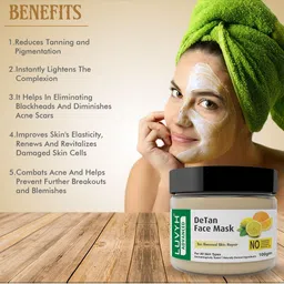 LUVYH De Tan Face Mask- 100 g image 5