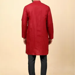 VS MALL Men Cotton Blend Kurta Sets image 3