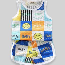 YK Boys Printed Round Neck Top With Shorts-picture-51