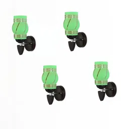 1ST TIME Green & Gold Solid Glass Traditional Cylinder Wall Lamps Wall Lamps-image-15