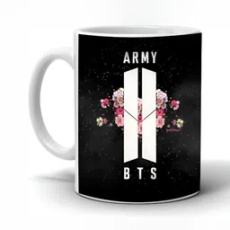 Mr UVD Black Graphic Printed Ceramic Matte Mug 350 ml-picture-16