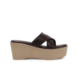 Colo Women Wedge Heel Sandals with Laser Cuts image 4