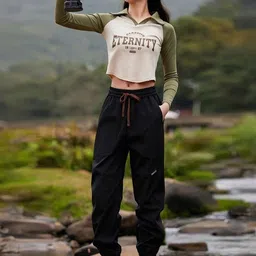 KPOP Women Cotton Original Joggers Trousers-image-10