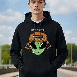 BENNY BROOKS Men Graphic Printed Full Sleeve Hooded Sweatshirt-picture-29