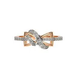 VALANOVA 18K Rose Gold Plated Sterling Silver 0.29 Ct Certified Lab Grown Diamond Ring-image-46