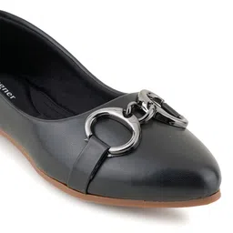 Cogner Women Mules with Buckles Flats image 5