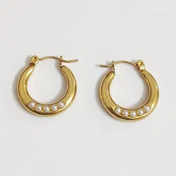 Just Lil Things Contemporary Hoop Earrings-image-92