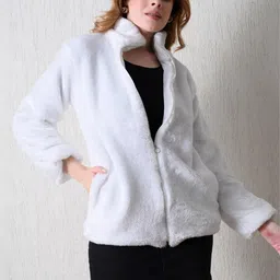 Arbiter Collection Women Woollen Lightweight Puffer Jacket-image-3