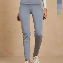 COLOR CAPITAL Women Pack of 4 Skin Fit Antimicrobial Tights-picture-10