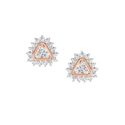 Sparkles Lab Grown Diamond 0.75 Carat Round Halo Earrings for Women-picture-38