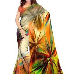SHIVAM FABRICS Poly Georgette Saree-picture-26
