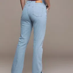 roadster Women Boot-Leg High Rise Blue Jeans image 3