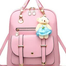 StyleCast Women Yoke-Style Backpack with Keychains - 16 L-picture-19