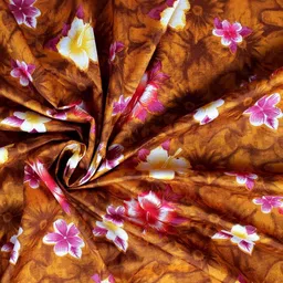 The Furnishing Tree Washing Machine Cover Floral Yellow Compatible for Samsung 7 Kg Fully-Automatic image 2