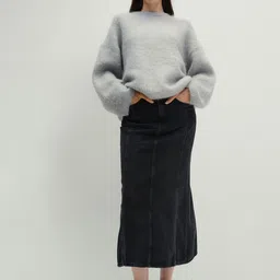 H&M Flared Denim Skirts-picture-17