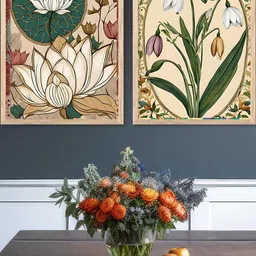 WALLLANE Brown Wood Wall Art-picture-24