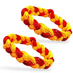 DN ENTERPRISES Unisex Set of 2 Thread Wraparound Bracelets image 5