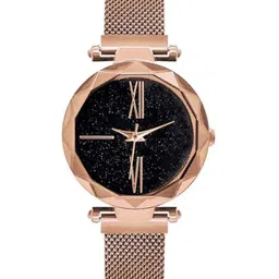 CSAMON Women Embellished Dial & Bracelet Style Straps Analogue Watch GR_379_RoseGold4Roman-image-60