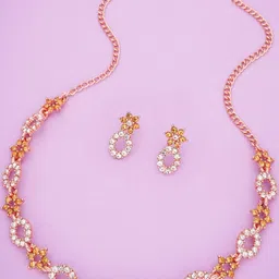 Anouk Gold-Plated Earring & Necklace Set image 2