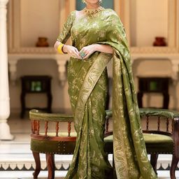 AMRUTKALA SAREES Woven Design Banarasi Saree-picture-32