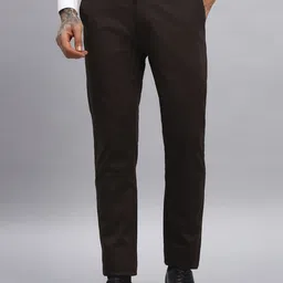 AAAI Enterprises Men Relaxed Straight Leg Mid-Rise Slim Fit Chinos Trousers-picture-33