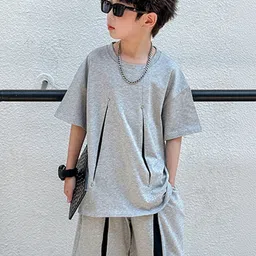 LULU & SKY Boys T-shirt with Shorts-picture-31