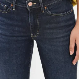 levi's Women's 711 Blue Skinny Fit Mid Rise Jeans image 4