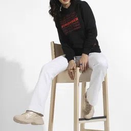Campus Sutra Women Hooded Sweatshirt-image-84