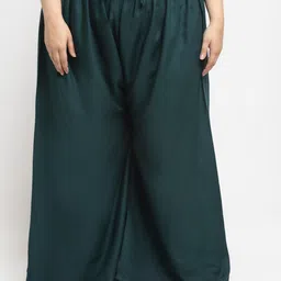 STYLE PREZONE Women Relaxed Flared Trousers-image-83