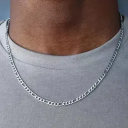 Heer Collection Unisex Silver-Plated Chain image 4