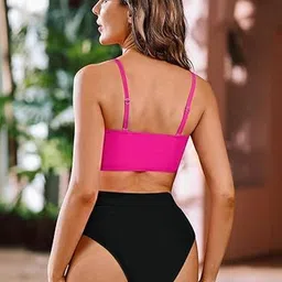 IKNAA Shoulder Straps Swim Bikini Set image 2