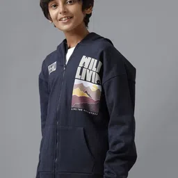UNDER FOURTEEN ONLY Boys Graphic Printed Sweatshirt image 5