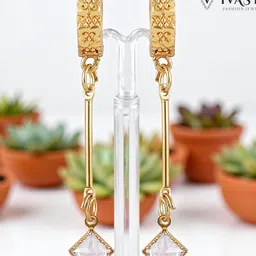 VIVASTRI Geometric Drop Earrings-picture-35