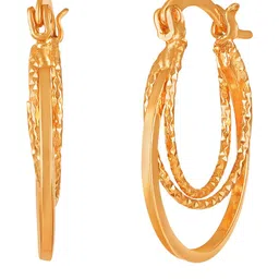 Luv Fashion Gold-Plated Hoop Earrings-picture-32