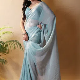 VidiRna Poly Georgette Saree image 5