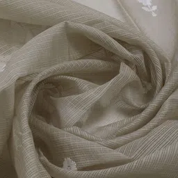 Meena Bazaar Floral Embroidered Unstitched Cotton Dress Material image 5