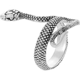 Teeragaj Snake Shaped Adjustable Finger Ring image 4